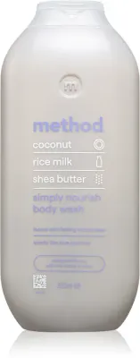 Гель для душа Method Body Wash Simply Nourish с маслом ши и кокосовой водой, 532 мл