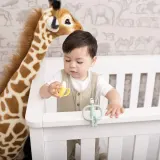 Набор прорезывателей Matchstick Monkey Banana Soother Monkey Teether обезьянка и банан, жёлтый, 1 шт — фото 2