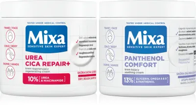 Набор для тела Mixa LAB Expert два регенерирующих крема, для сухой кожи, 2 предмета, 2 шт