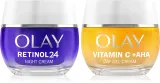 Набор для лица Olay Retinol 24 Vitamin C + AHA с ретинолом и кислотами AHA, для сглаживания и увлажнения кожи, 1 шт — фото 1