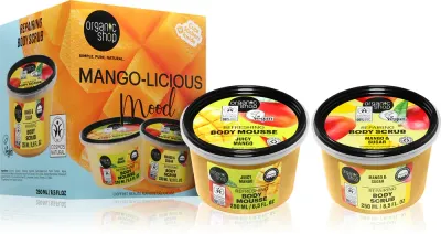 Набор косметики для тела Organic Shop Mango-licious Mood Beauty Set с манго, подарочный