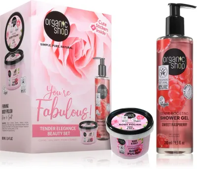Набор косметики для тела Organic Shop You're Fabulous! Tender Elegance подарочный, для всех типов кожи