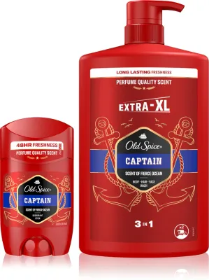 Набор Old Spice Captain гель для душа и дезодорант-стик, 1 шт