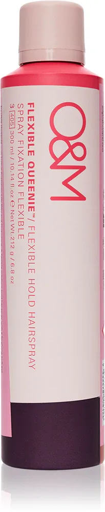 Original & Mineral Flexible Queenie Flexible Hair Hairspray - Лак для волос Original Mineral Flexible Queenie средней фиксации, с протеинами, 300 мл, 300 мл