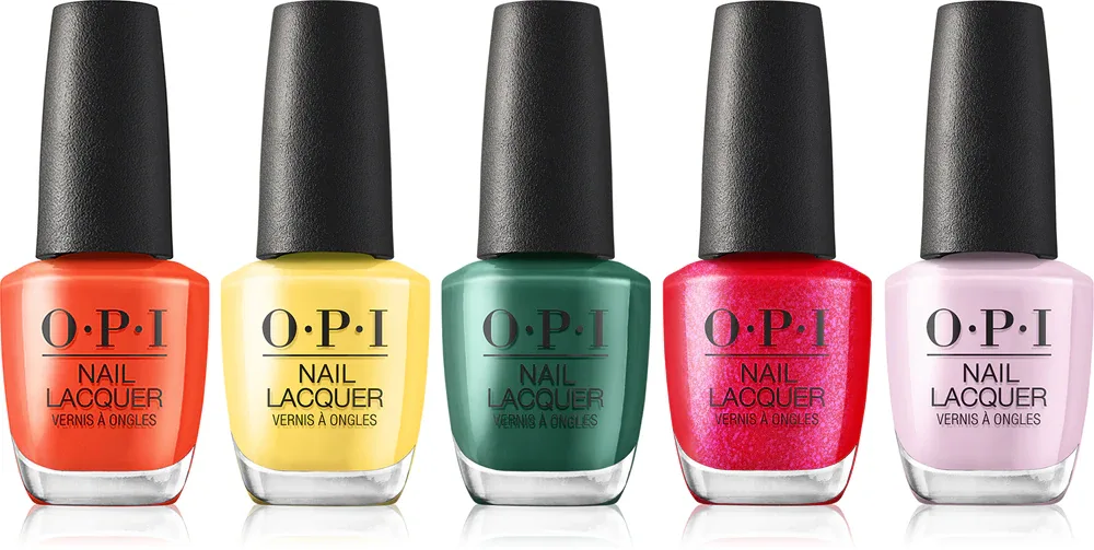 Набор лаков для ногтей OPI Nail Lacquer Set классических, 5 шт