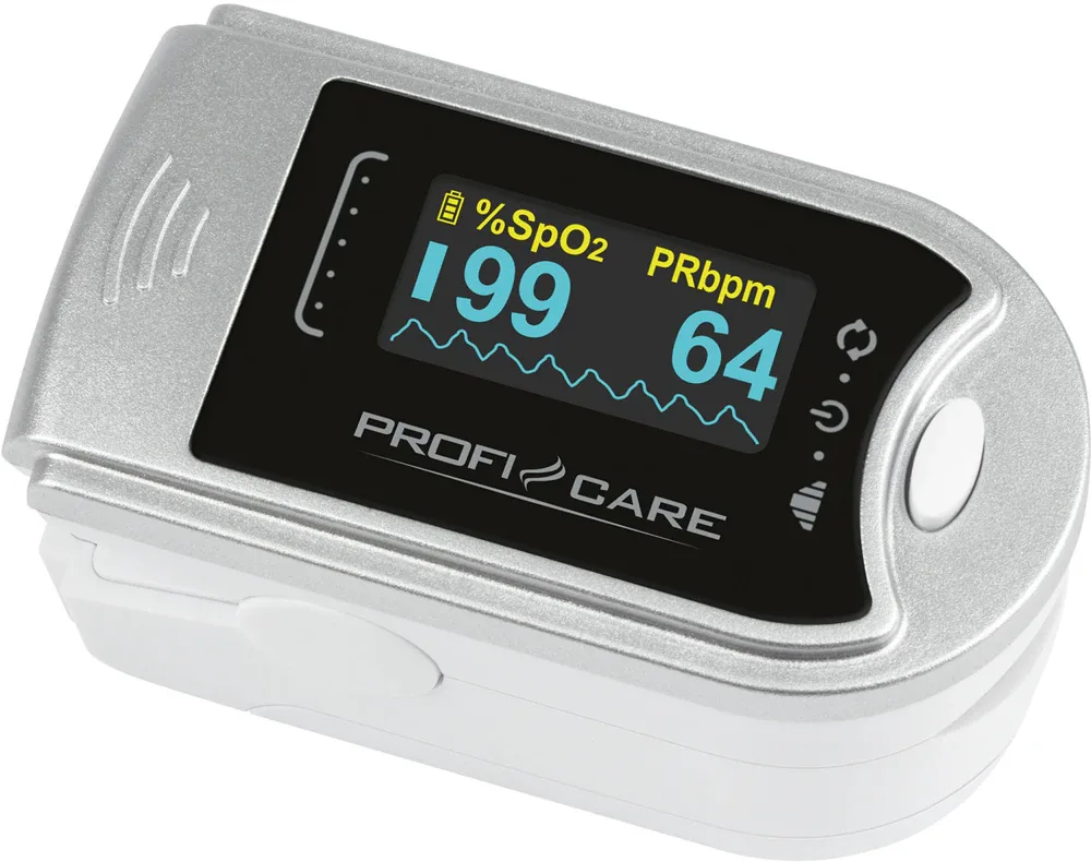 Пульсоксиметр ProfiCare PO 3104 с цветным дисплеем, портативный, 1 шт