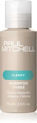 Шампунь для волос Paul Mitchell Clarify Shampoo Three глубокого очищения, удаляет соль и хлор, 75 мл