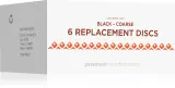 Сменные диски для тела PMD Beauty Replacement Discs Black Coarse, 6 шт — фото 1