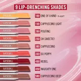 Помада Rimmel Stay Glossy блестящая, увлажняющая, 3,4 г, оттенок REBEL — фото 4