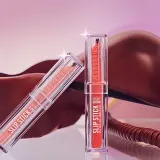 Помада Rimmel Stay Glossy блестящая, увлажняющая, 3,4 г, оттенок POUTING — фото 5