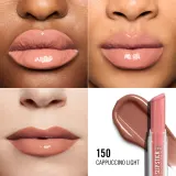 Помада Rimmel Stay Glossy блестящая, увлажняющая, 3,4 г, оттенок CAPPUCCINO LIGHT — фото 3