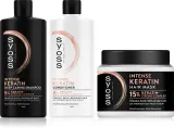 Набор для волос Syoss Intense Keratin с кератином, маска + шампунь + кондиционер, для ослабленных и ломких волос, 1 шт — фото 1