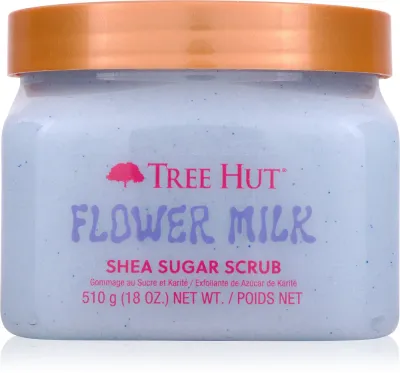 Скраб для тела Tree Hut Shea Sugar Scrub Flower Milk сахарный, с маслом ши, 510 г
