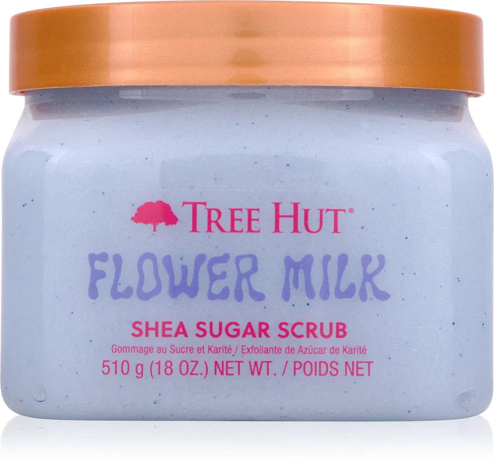 Скраб для тела Tree Hut Shea Sugar Scrub Flower Milk сахарный, с маслом ши, 510 г