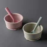 Набор миска и ложка Tommee Tippee EasiStick Silicone Bowl Spoon силиконовые, противоскользящие, 1 шт — фото 4