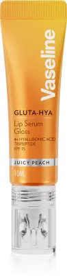 Сыворотка для губ тонирующая Vaseline Gluta-Hya Lip Serum с SPF и гиалуроновой кислотой, 10 мл, оттенок Juicy Peach