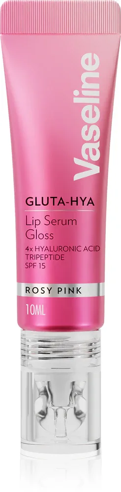 Сыворотка для губ тонирующая Vaseline Gluta-Hya Lip Serum с SPF и гиалуроновой кислотой, 10 мл, оттенок Rosy Pink