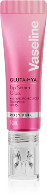 Сыворотка для губ тонирующая Vaseline Gluta-Hya Lip Serum с SPF и гиалуроновой кислотой, 10 мл, оттенок Rosy Pink
