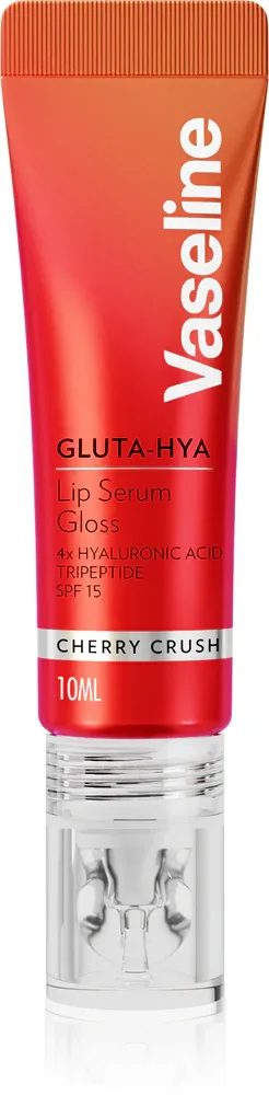 Сыворотка для губ тонирующая Vaseline Gluta-Hya Lip Serum с SPF и гиалуроновой кислотой, 10 мл, оттенок Cherry Crush