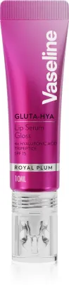 Сыворотка для губ тонирующая Vaseline Gluta-Hya Lip Serum с SPF и гиалуроновой кислотой, 10 мл, оттенок Royal Plum