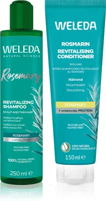 Набор для волос Weleda Rosemary шампунь и бальзам с розмарином и жожоба, 250 мл + 150 мл