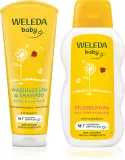 Набор для детей Weleda Baby молочко и гель для душа с календулой, 200 мл + 200 мл — фото 1