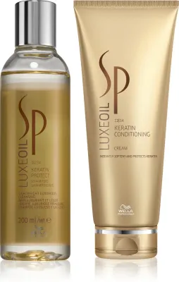 Набор для повреждённых волос Wella Professionals SP Luxe Oil, шампунь и кондиционер с кератином, 2 шт