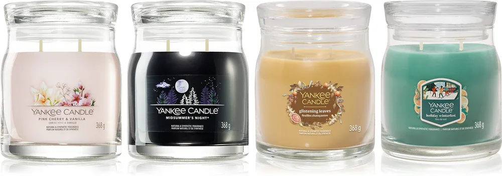 Набор ароматических свечей Yankee Candle Seasonal Mix, четыре свечи по 368 г