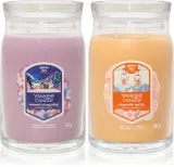 Набор ароматических свечей Yankee Candle Seasonal Duo - Summit Stargazing Slopeside Spritz, две свечи по 567 г — фото 1