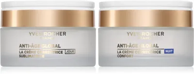 Yves Rocher Anti-Age Global - Набор для лица Anti-Age Global дневной и ночной крем против морщин
