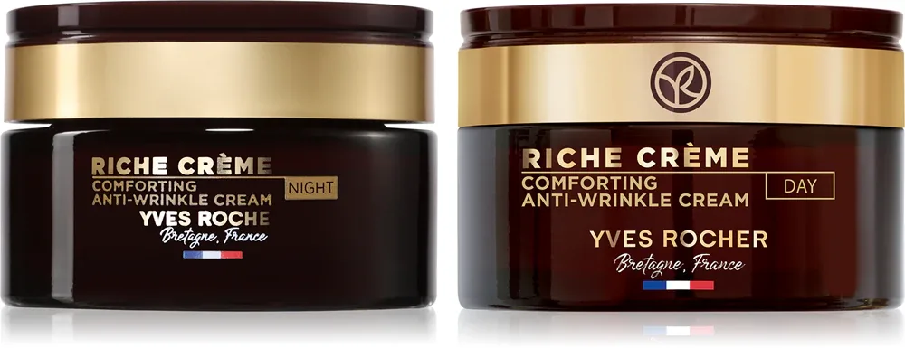 Yves Rocher Riche Créme - Набор для лица Riche Creme дневной и ночной крем против морщин