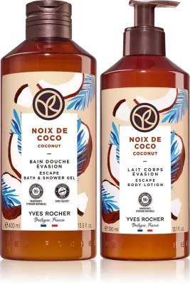 Yves Rocher Bain de Nature - Набор для тела Bain de Nature Coconut молочко и гель для душа, 1 шт