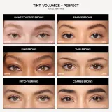 Гель для бровей Anastasia Beverly Hills Volumizing Tinted Brow Gel оттеночный, водостойкий, со щёточкой, 3,2 мл, оттенок Ebony — фото 8