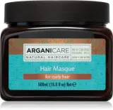 Маска для волос Arganicare Argan Oil Shea Butter Hair Masque для вьющихся и волнистых волос, интенсивно увлажняющая, 500 мл — фото 1