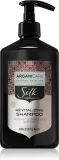 Шампунь для волос Arganicare Silk Protein Shampoo с протеинами шёлка, для тусклых волос, 400 мл — фото 1
