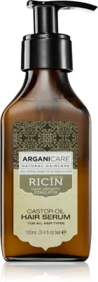 Сыворотка для волос Arganicare Ricin Castor Oil Hair Serum несмываемая, с касторовым маслом, для всех типов волос, 100 мл