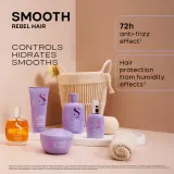 Спрей для волос Alfaparf Milano Semi di Lino Smooth Frizz Defeat Spray несмываемый, разглаживающий, 125 мл — фото 6