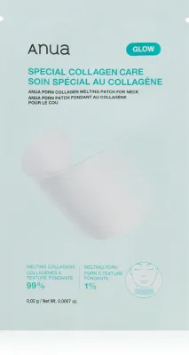 Патчи для шеи Anua PDRN Collagen Melting Patch For Neck с коллагеном, разглаживающие, 4 шт