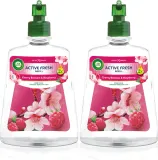 Набор освежителей воздуха Air Wick Cherry Blossom Raspberry Duo, сменные наполнители, 2 x 228 мл — фото 1