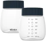 Контейнер для грудного молока Beaba Breast Milk Collection and Storage Bottle для сбора и хранения, 2 шт. по 180 мл Hands-Free Breast Pump — фото 1