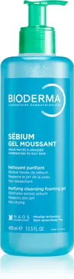Гель для умывания Bioderma Sebium Gel Moussant очищающий, мицеллярный, для жирной кожи, 400 мл