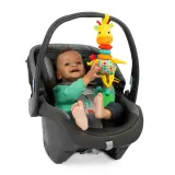 Игрушка подвесная Bright Starts Pull, Play Boogie развивающая, плюшевая, жёлтая, 1 шт 0m+ — фото 3