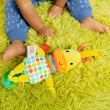 Игрушка подвесная Bright Starts Pull, Play Boogie развивающая, плюшевая, жёлтая, 1 шт 0m+ — фото 5