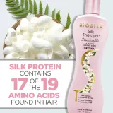 Кондиционер для волос Biosilk Silk Therapy Irresistible несмываемый, с протеинами шёлка — фото 6