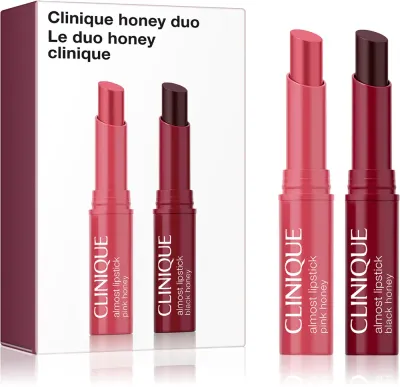 Бальзам для губ оттеночный Clinique Honey Duo, набор из двух средств, 2 × 1,2 г