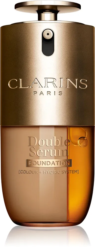 Тональное средство для лица Clarins Double Serum Foundation с регулируемым покрытием, сатиновый финиш, 30 мл, оттенок M3W
