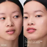 Тональное средство для лица Clarins Double Serum Foundation с регулируемым покрытием, сатиновый финиш, 30 мл, оттенок L4N — фото 3