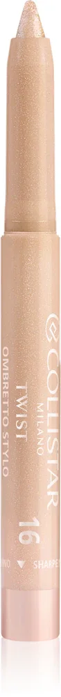 Тени для век Collistar Twist Stylo в карандаше, кремовые, водостойкие, 1,4 г, оттенок 16 - First Glow