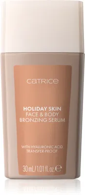 Бронзер Catrice Holiday Skin жидкий, с эффектом загара, для лица и тела, 30 мл