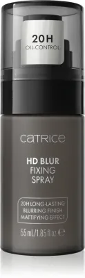 Спрей фиксирующий макияж Catrice HD Blur с ниацинамидом, матирующий, 55 мл
